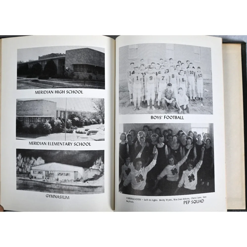 Meridian Texas Yellow Jacket 1961 School Yearbook Vintage Annual